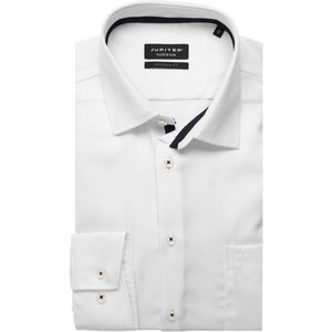 Jupiter Overhemd wit, Effen