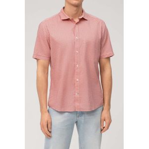 OLYMP Casual Overhemd Korte mouw rood