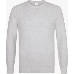 Profuomo Trui ronde halsgrijs, Effen