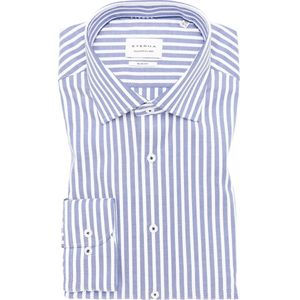 ETERNA Overhemd donkerblauw, Gestreept