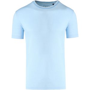 Marvelis Casual T-Shirt ronde hals lichtblauw, Effen