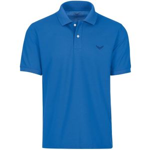 TRIGEMA Comfort Fit Polo shirt Korte mouw blauw