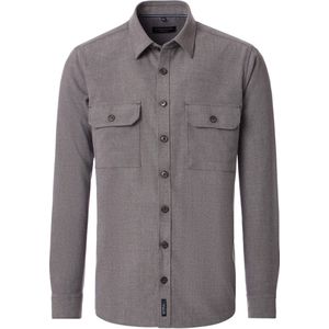 Casa Moda Overshirt bruin, Effen
