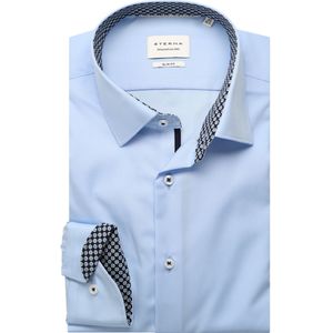 Eterna - Overhemd - Lichtblauw - Slim fit - NON IRON (strijkvrij)