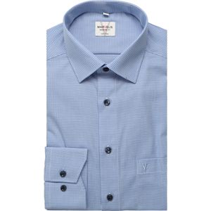Marvelis Overhemd blauw, Vichy ruit