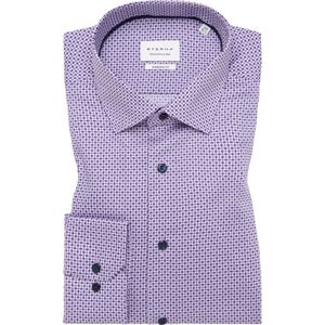 Overhemden - Lavender - Katoen - Strijkvrij - Lange Mouwen