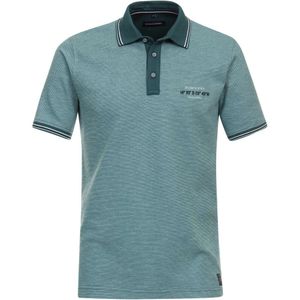 Casa Moda Casual Casual Fit Polo shirt Korte mouw turquoise