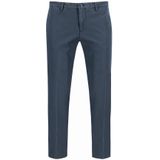 Alberto Rob Broek donkerblauw, Effen