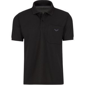 TRIGEMA Polo shirt Korte mouw zwart
