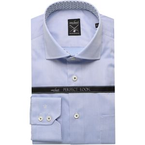 van Laack Meisterwerk Overhemd blauw, Effen
