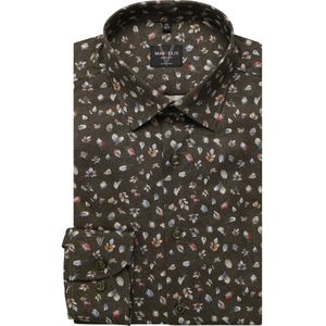 Marvelis Overhemd olijf, Bedrukt