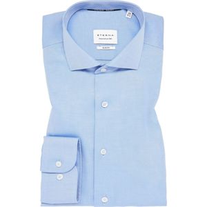 ETERNA Overhemd blauw, Effen
