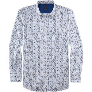 OLYMP Casual Regular Fit Overhemd wit, Effen