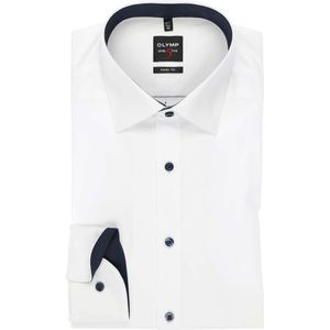 OLYMP Level Five Overhemd wit, Effen