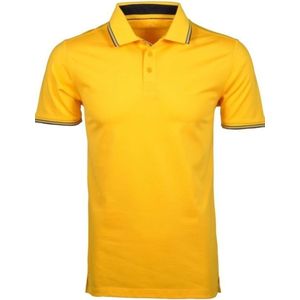 RAGMAN Softknit Regular Fit Polo shirt Korte mouw geel