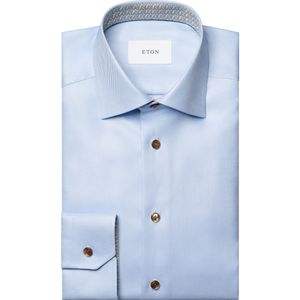 ETON Overhemd blauw, Faux-uni