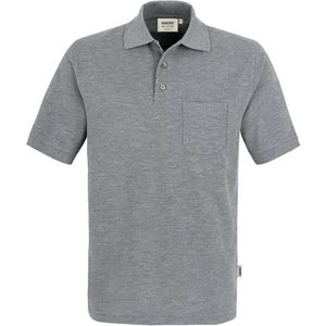 HAKRO 802 Comfort Fit Polo shirt Korte mouw grijs