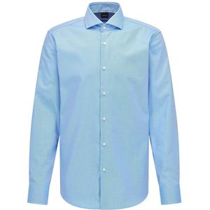 BOSS Regular Fit Overhemd lichtblauw, Effen