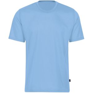 TRIGEMA T-Shirt ronde hals blauw, Effen