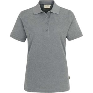 HAKRO 216 Dames Poloshirt grijs, Melange