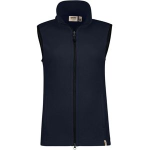 HAKRO Dames Fleece Vest Marine, Effen