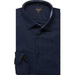 Marvelis Overhemd marine, Faux-uni