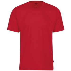 TRIGEMA Comfort Fit T-Shirt ronde hals rood, Effen