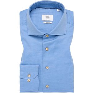 ETERNA 1863 Overhemd blauw, Effen