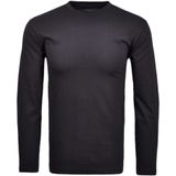 RAGMAN - Longsleeve - Marine - Effen - 100% Katoen - Ronde Hals