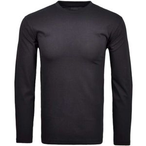 RAGMAN - Longsleeve - Marine - Effen - 100% Katoen - Ronde Hals