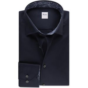 Stenströms - Overhemd - Donkerblauw - Lange Mouw - 100% Dubbelzijdig Katoen