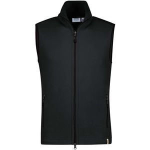 HAKRO Function Regular Fit Fleece vest zwart, Effen