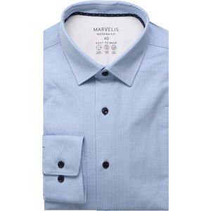 Marvelis Performance Jersey shirt blauw, Effen