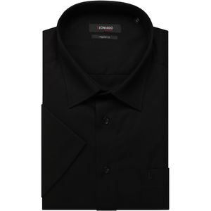 Leonardo by Jupiter Overhemd Korte mouw zwart
