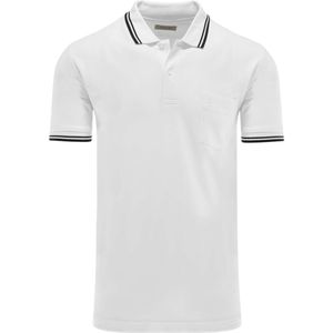 Pierre Cardin Tailored Fit Polo shirt Korte mouw wit