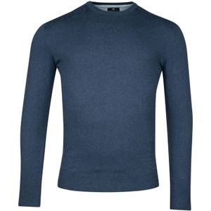 Baileys Trui ronde halsblauw, Effen