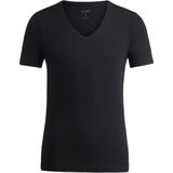 OLYMP Level Five T-Shirt V-hals zwart, Effen