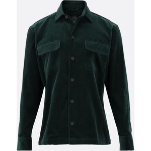 van Laack Meisterwerk Overshirt groen, Effen