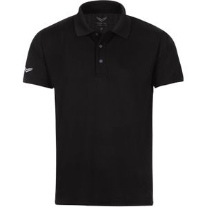 TRIGEMA COOLMAX Polo shirt Korte mouw zwart