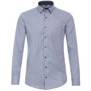 Redmond Modern Fit Overhemd blauw/wit, Faux-uni