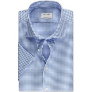 Stenströms Overhemd Korte mouw blauw