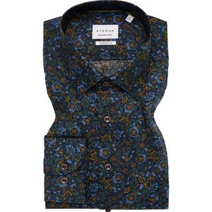 Eterna - Overhemd - Navy - Comfort fit - NON IRON (strijkvrij)