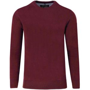 Marvelis Casual Trui ronde hals barolo, Effen
