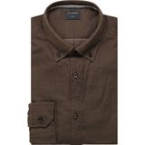 OLYMP Casual Overhemd, regular fit, Button-down, Bruin