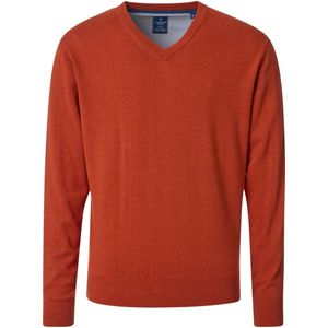 Redmond Casual Trui V-hals terra, Effen