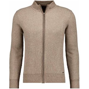 RAGMAN Cardigan bruin, Gestreept