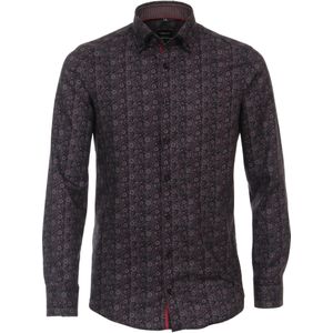 Venti Overhemd rood, Bedrukt