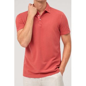 OLYMP Casual Regular Fit Polo shirt Korte mouw rozenhout