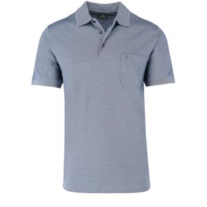 RAGMAN Softknit Polo shirt Korte mouw duif