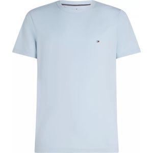 Tommy Hilfiger T-Shirt ronde hals blauw, Effen